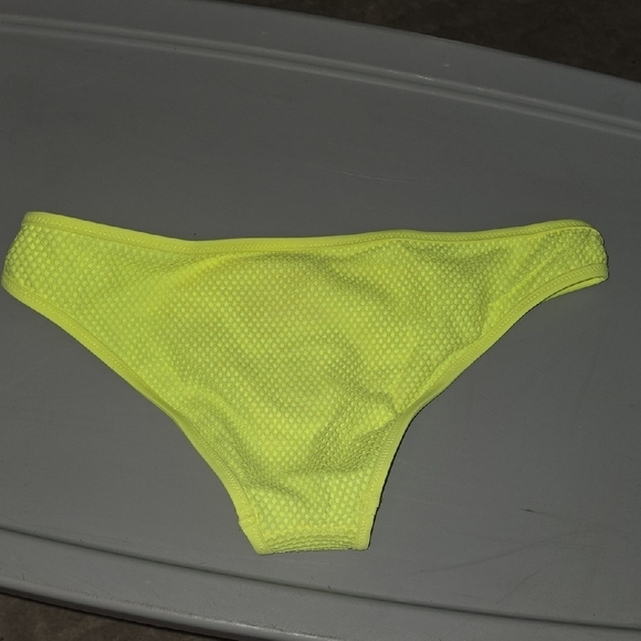 (J35) Victoria's Secret Yellow Bikini Bottom Swimwear - Picture 3 of 4